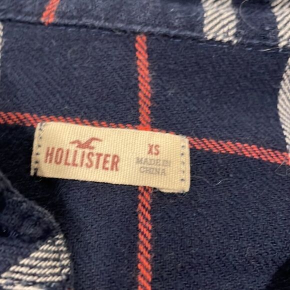 Hollister Dark blue flannel XS - Picture 5 of 5
